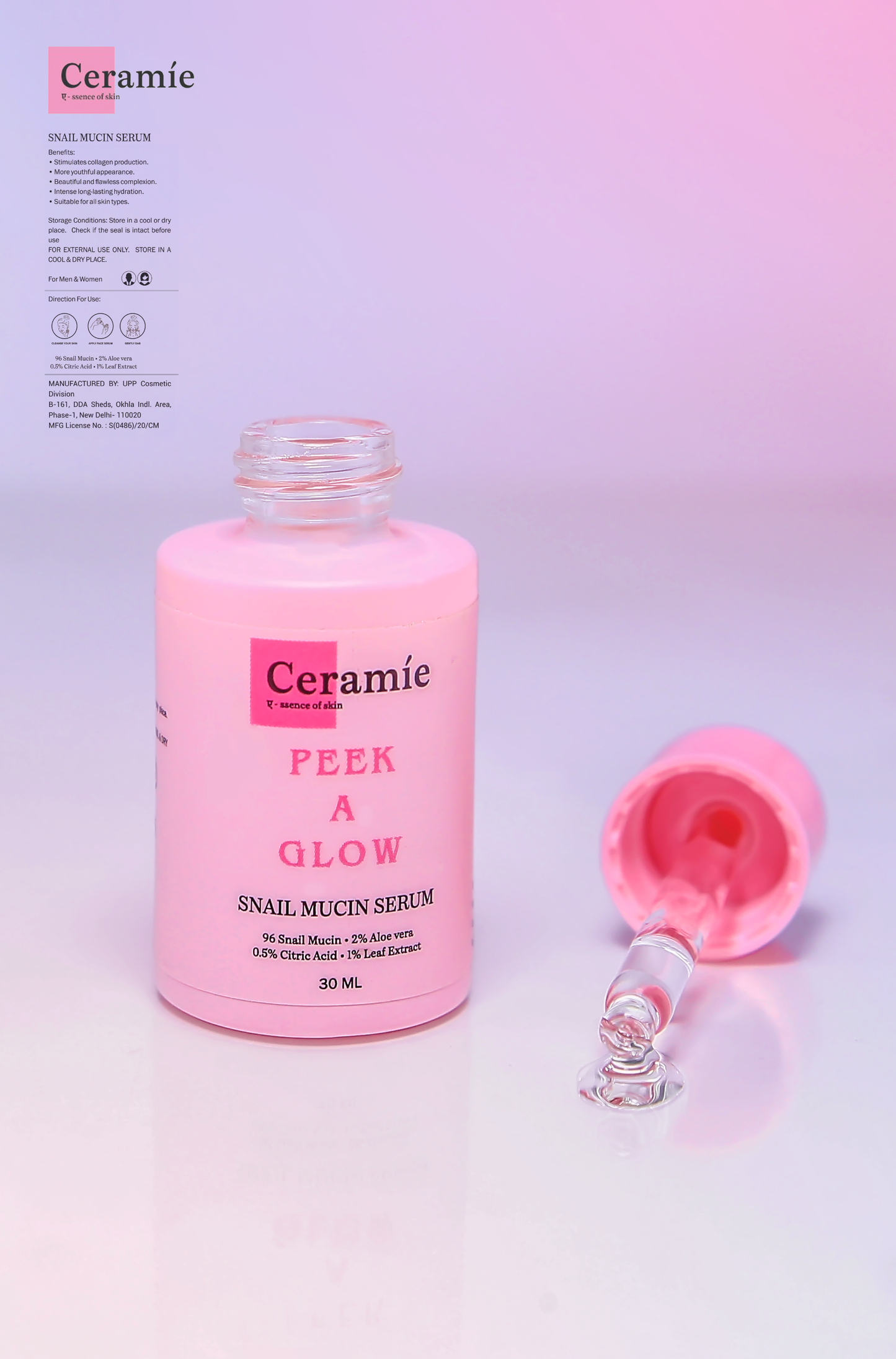 Ceramie Snail Mucin Serum – Repair & Revitalize Your Skin